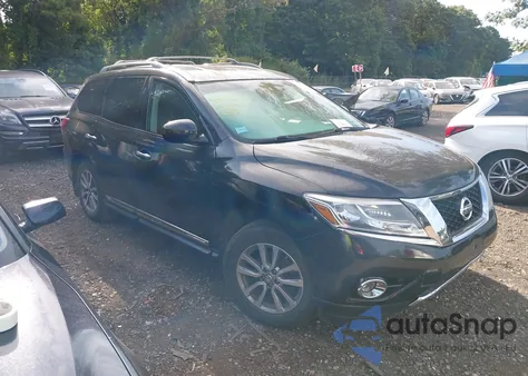 2015 Nissan Pathfinder Sl z USA, uszkodzony, nr VIN 5N1AR2MM9FC687193